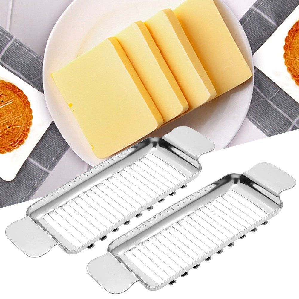 ya 26 Multifunction Stainless Steel Butter Cheese Slicer with Ergonomic Handle Set