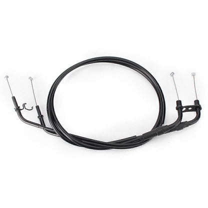 ya 5 8.7 Motorcycle Throttle Cable Wire Line Steel for Kawasaki Z1000 2011 2012 13 Black