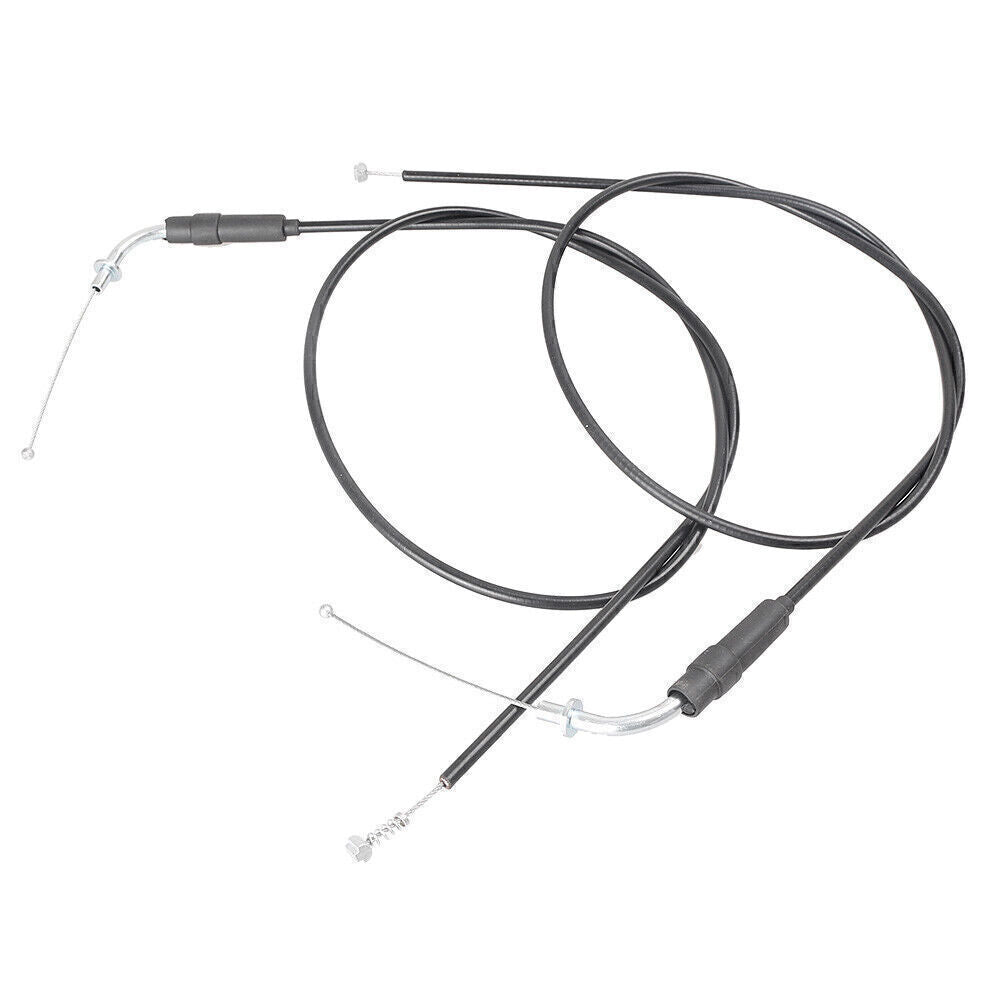 ya 5 8.7 for Harley Sportster XL1200 XL883 2pcs Black Steel Motorcycle Throttle Cables