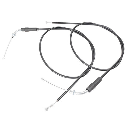 ya 5 8.7 for Harley Sportster XL1200 XL883 2pcs Black Steel Motorcycle Throttle Cables