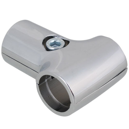 ya 26 4x Display Rack Clamp Pipe Fitting 25mm Shelves Tube Tee Connector Silver
