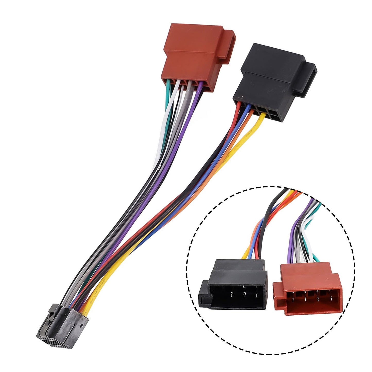 ya 5 8.7 ISO Standard Harness Connector for Audio Plastic Replacement 160x40x25 Mm