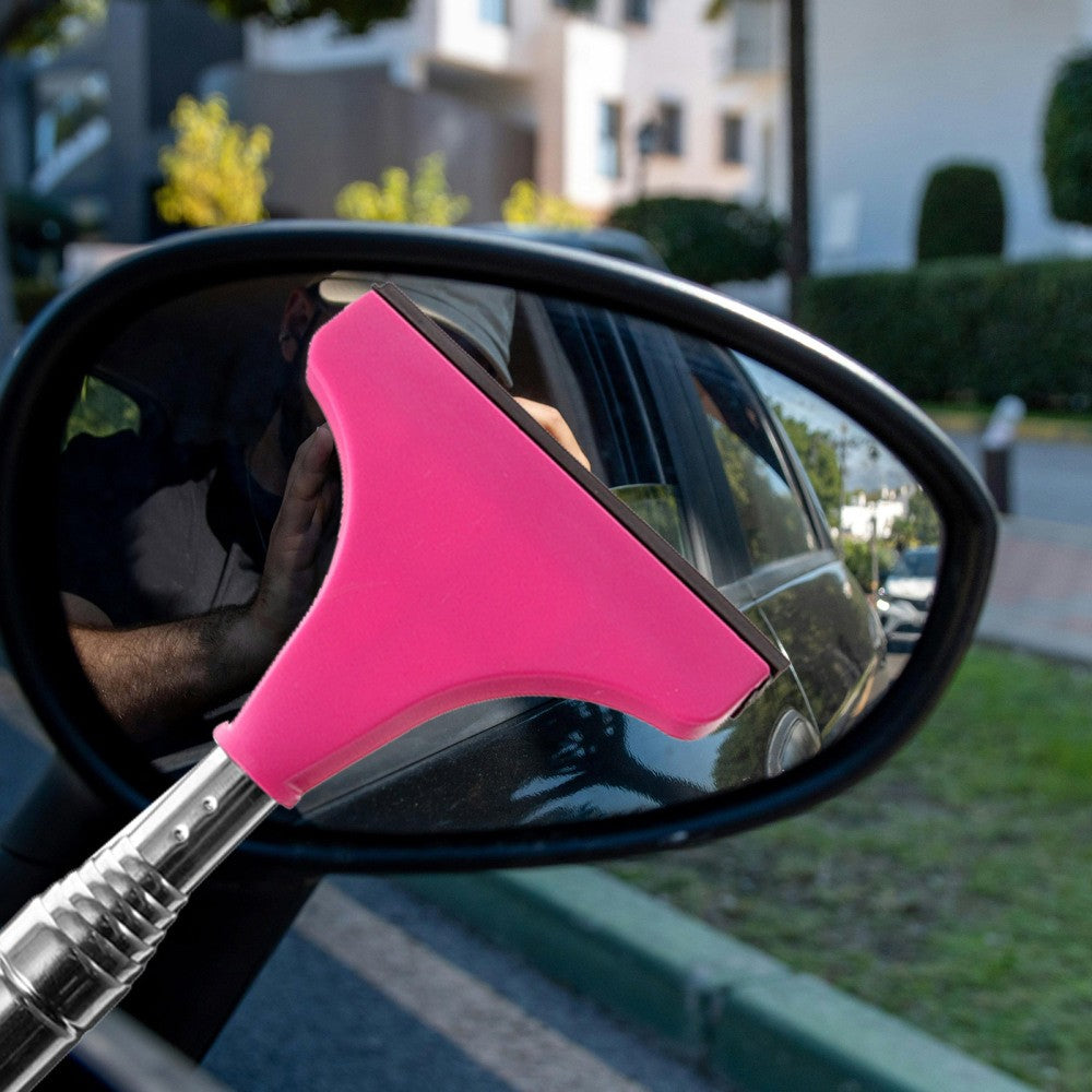 ya 5 8.7 Wiper Cleaning Brush Car Rearview Mirror Mirrors Window Squeegee with Handle