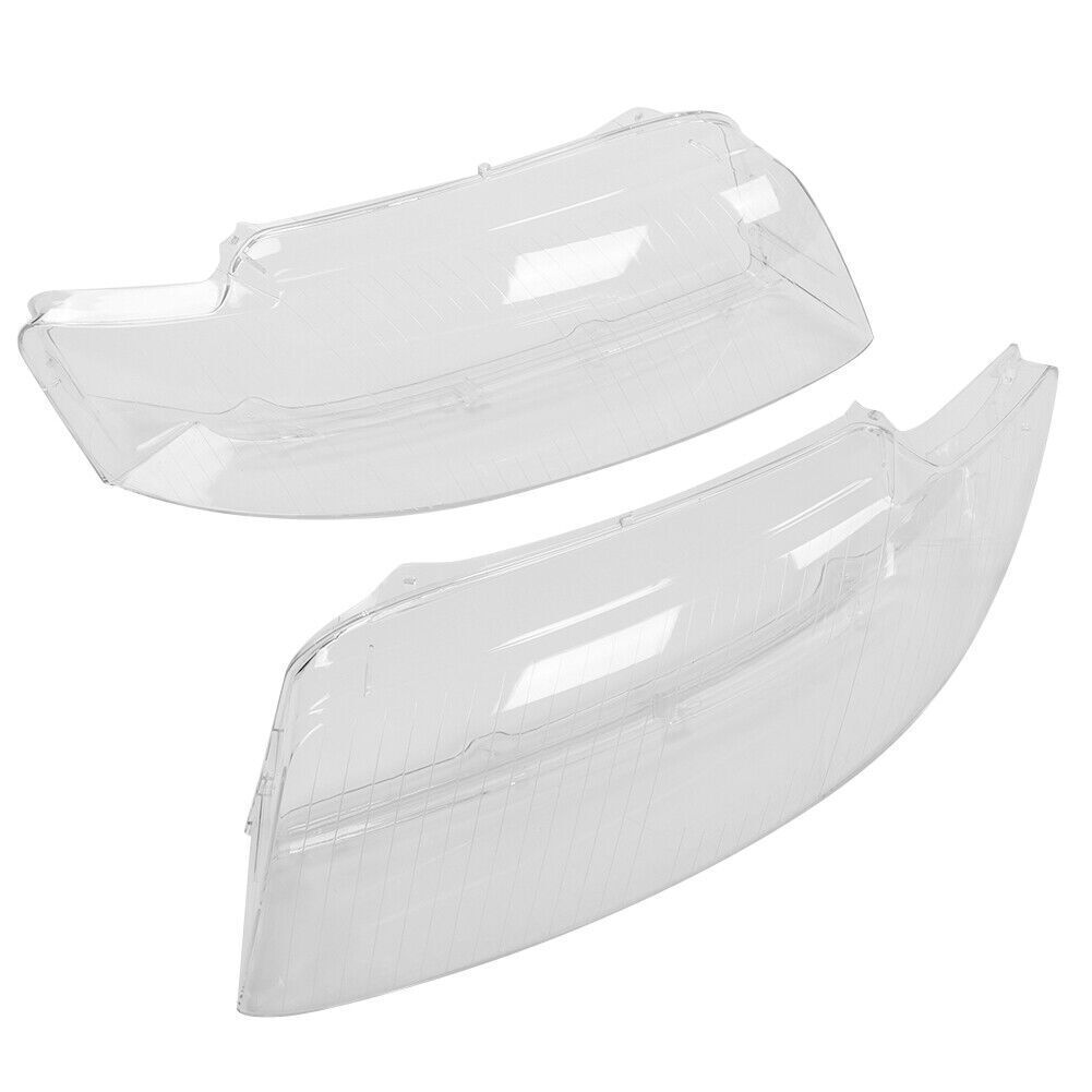 ya 5 8.7 Pair Left + Right Headlight Headlamp Clear Lens Cover for Audi A4 B6 2002-2005