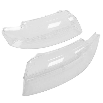 ya 5 8.7 Pair Left + Right Headlight Headlamp Clear Lens Cover for Audi A4 B6 2002-2005