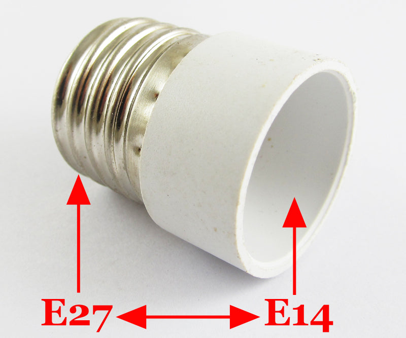 ya 14 50pcs E27 Male to E14 Female Socket Base LED Halogen CFL Light Bulb Lamp Adapter