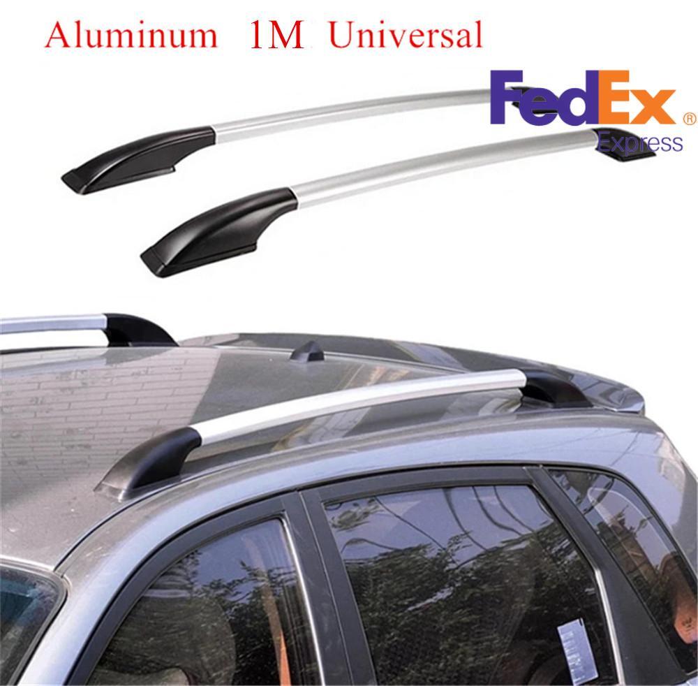ya 5 8.7 2x 1M Luggage Rack Refit Aluminum Alloy Side Bars Rails Car Top Frame Accessorie