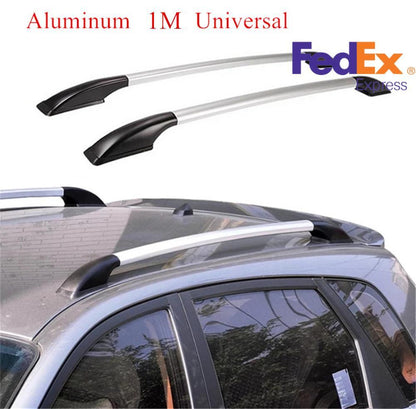 ya 5 8.7 2x 1M Luggage Rack Refit Aluminum Alloy Side Bars Rails Car Top Frame Accessorie