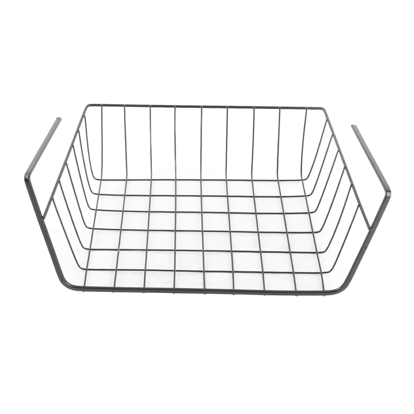 ya 25  M Black Under Shelf Storage Basket Multipurpose All Metal Under Shelf Wire