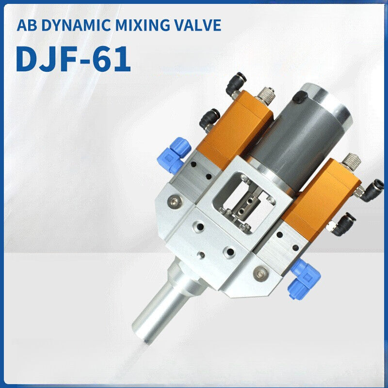 ya 26 7.28.2 DJF-61 Electric Mixing AB Glue Valve Durable Metal Material Can Be Fine-tuneda