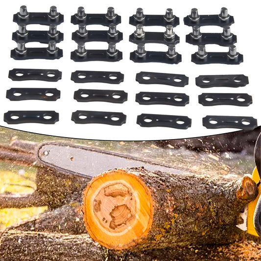 ya 17 Advanced Chainsaw Chain Repair Kits 12 Sets 3/8 LP 050 Links with Tie Straps
