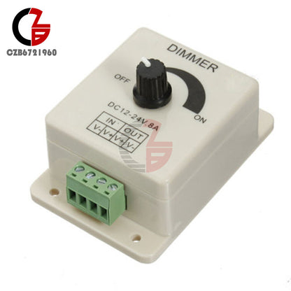 ya 14 Adjustable 12V 8A PIR Sensor Switch LED Strip Light Dimmer Brightness Controller