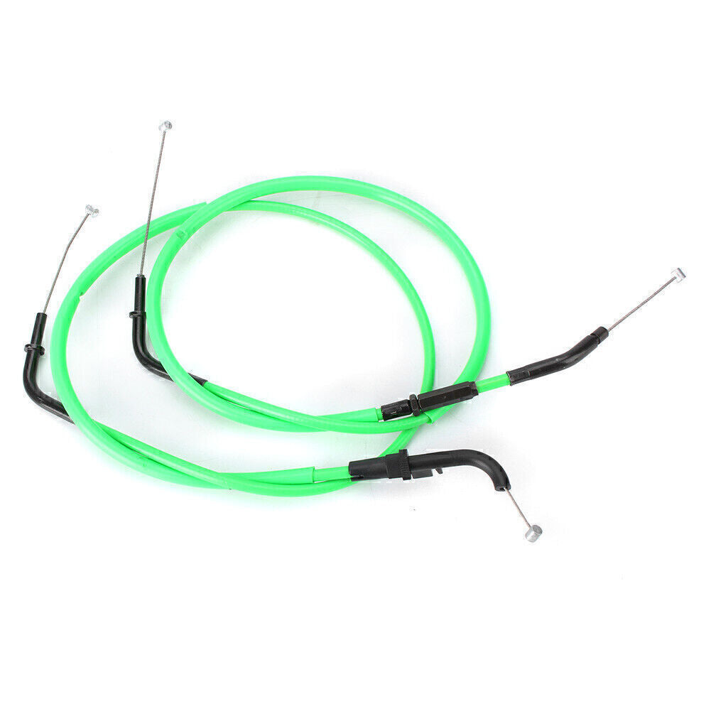 ya 2 6.30 Motorcycle Throttle Cable Accelerator Wire Line for Kawasaki Z800 2013-17 Green