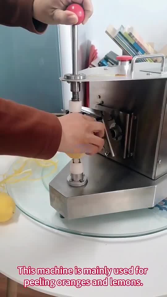 ya 26 Automatic Round Apple Peeling Machine 304 Stainless Orange Lemon uit Peeler