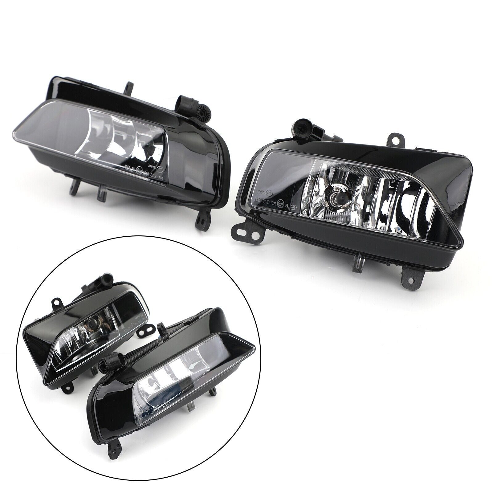 ya 1 8.5.2 Pair Front Light Halogen Fog Lamp for AUDI S5 2013 2014 2015 2016 A5-S Line U1