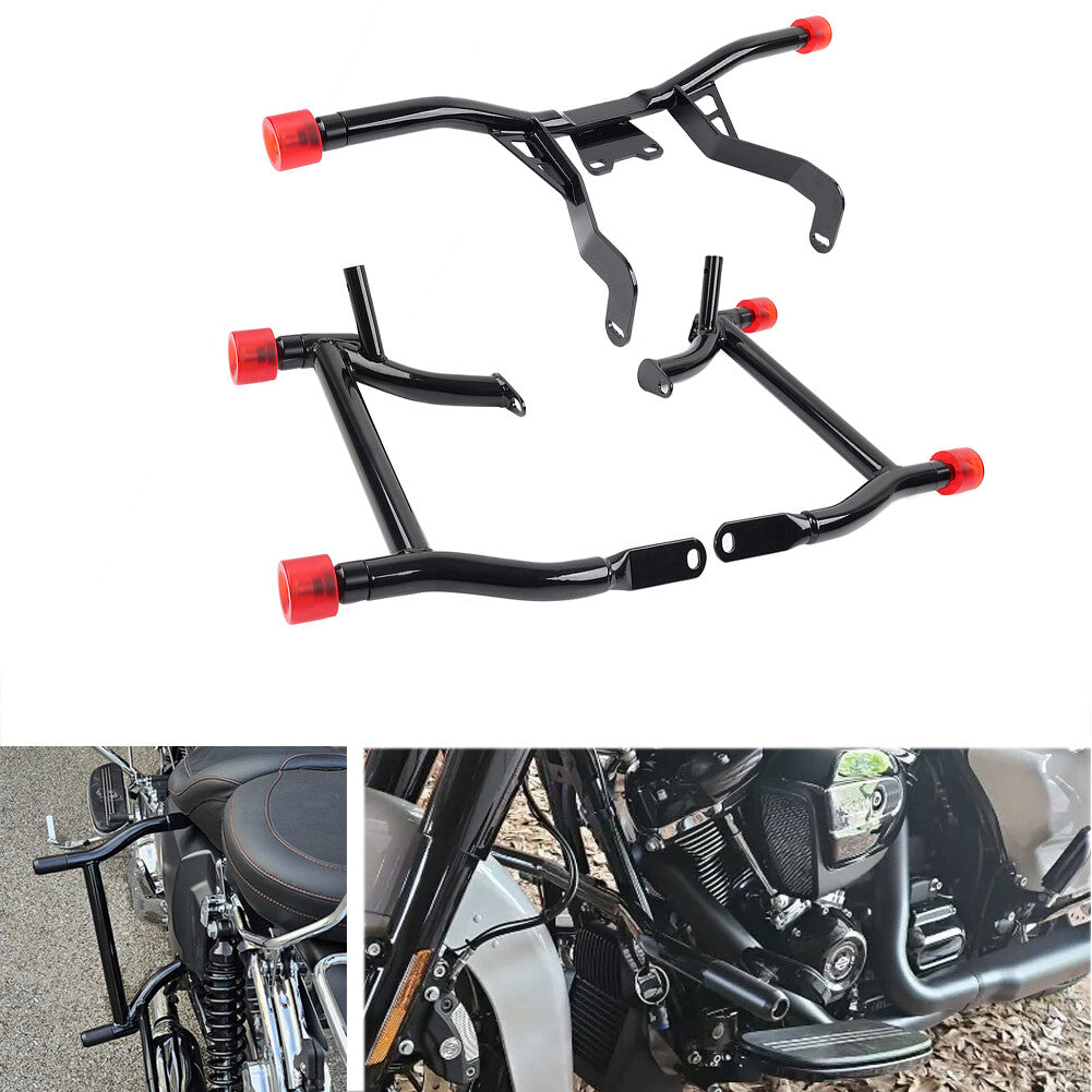 ya 27 7.20 Saddlebag Guard Front Engine Highway Crash Bar for Harley Road Street 14-24 16