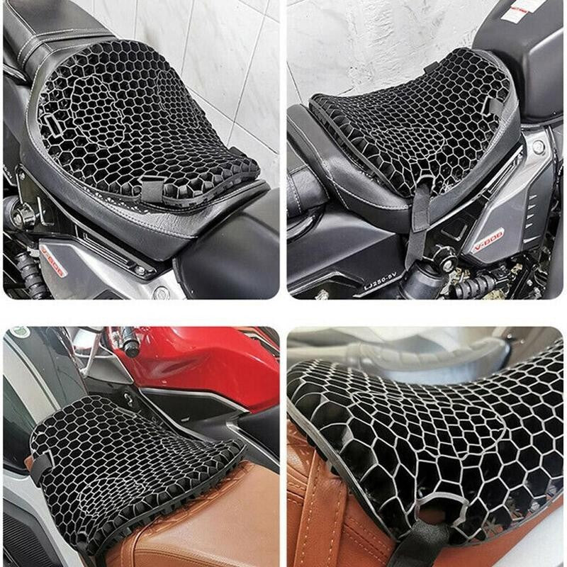 ya 5 8.7 Motorcycle 3D Mesh Comfort Honeycomb Gel for SEAT Cushion Cover