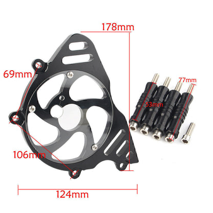 ya 5 8.7 Front Chain Sprocket Cover Protector CNC Fit for Kawasaki Z1000 2010-2017 Motorcycle