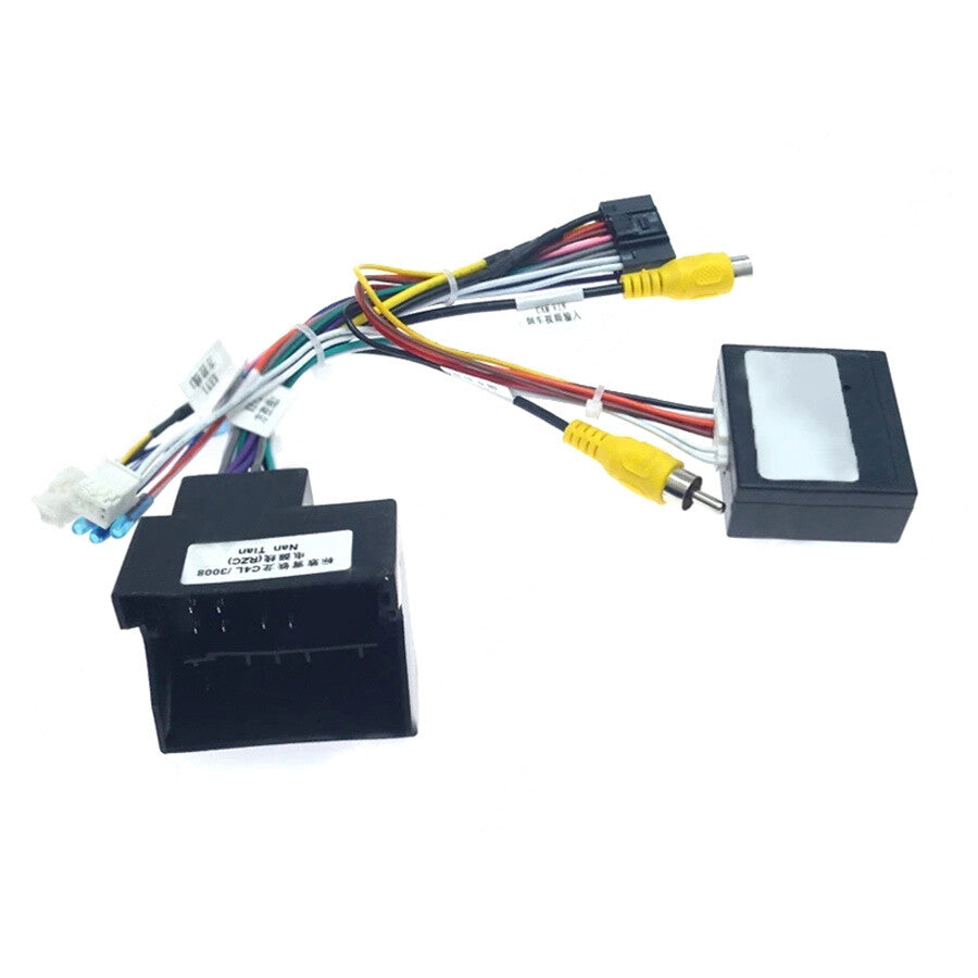 ya 1 7.9 16pin Car Android Stereo Wiring Harness with Canbus box for Peugeot 3008/2008 F