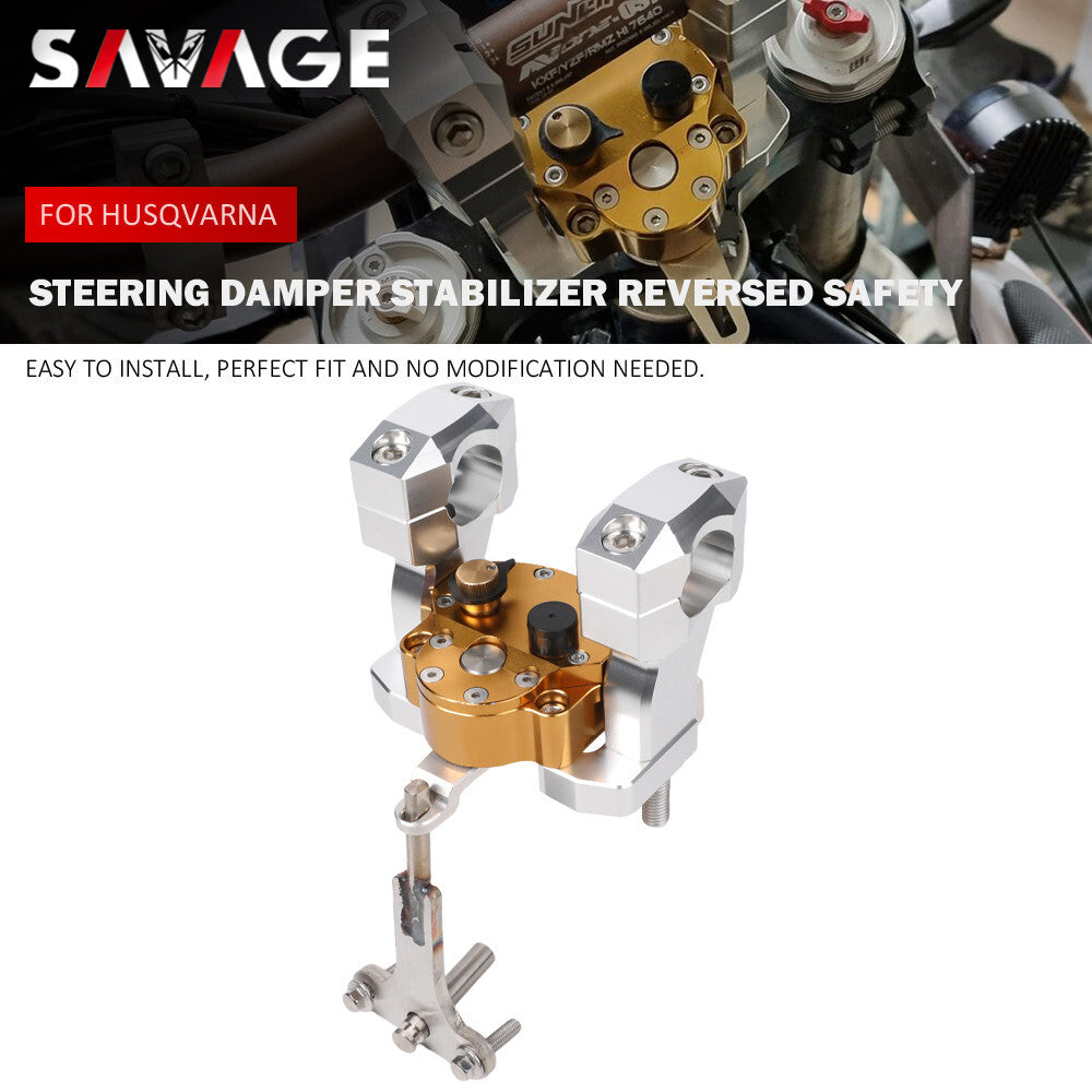 ya 1 7.13 Steering Damper Stabilizer Reversed Safety For Husqvarna 701 Enduro Supermoto