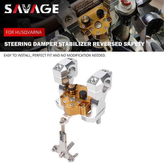 ya 1 7.13 Steering Damper Stabilizer Reversed Safety For Husqvarna 701 Enduro Supermoto