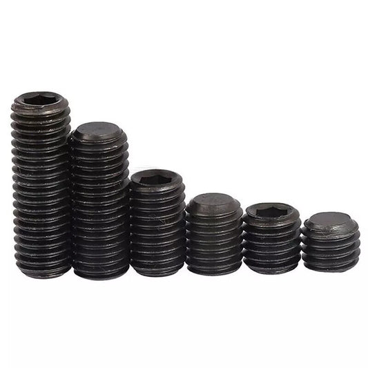 M3 M4 M5 M6 M8 M10 M12 HIGH TENSILE GRUB SCREWS CUP POINT ALLEN SOCKET SETS