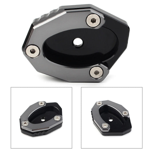 ya 4 6.17 for Kawasaki Z900 2017 & Z650 2017-2020 Motorcycle Kickstand Sidestand Pad grey