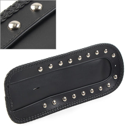 ya 5 8.7 Rear Fender Bib Solo for SEAT for Harley Sportster XLH 1200 1100 883 PU-Leder Black
