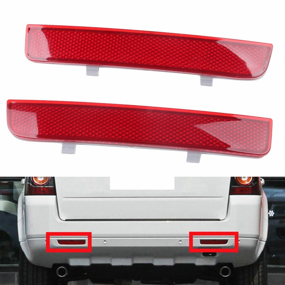 ya 27 6.21 for LAND ROVER LR2 for Range Rover 2003-2012 REAR BUMPER REFLECTOR RED LENS L+R SET