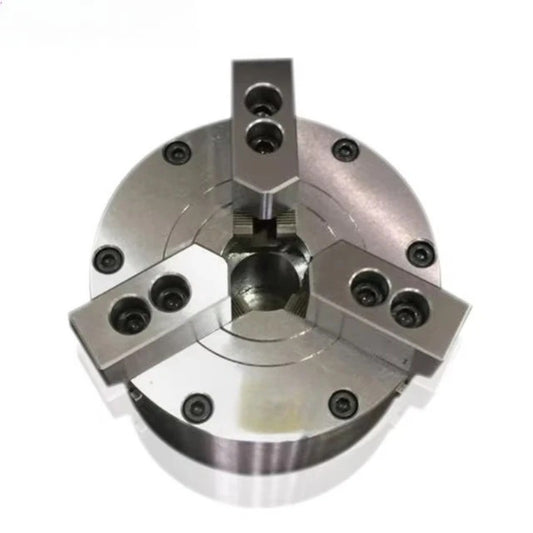 Hollow and solid CNC three-jaw hydraulic chuck crankshaft grinding machine