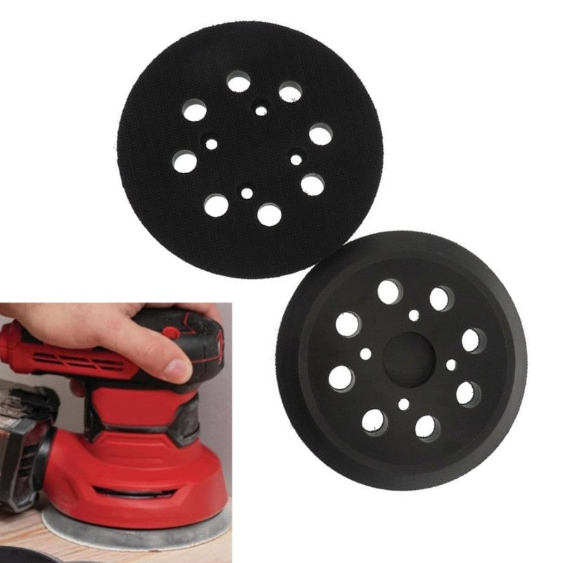 ya 14 2PCS 5 Inch Backing Pads Wheel for Sander 8 Hole Dust Extraction Nonslip Rubber