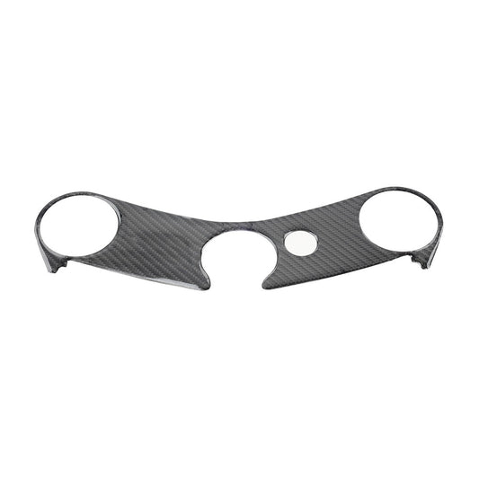 ya 2 7.16 Triple Tree Top Clamp Upper Carbon 3D Decal Sticker for Yamaha YZF-R6 2006-2016