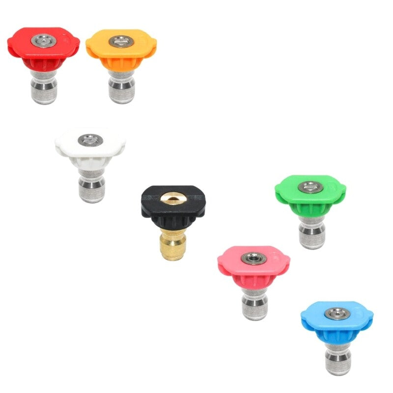 ya 26 4000Psi Pressure Washer Rotating Nozzle for Hot and Cold Water 7 Color Tip