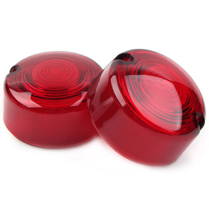 ya 5 8.7 Red Turn Signal Lens Cover for Harley Dyna FXD FXR Sportster XLH 883 1200 FXST