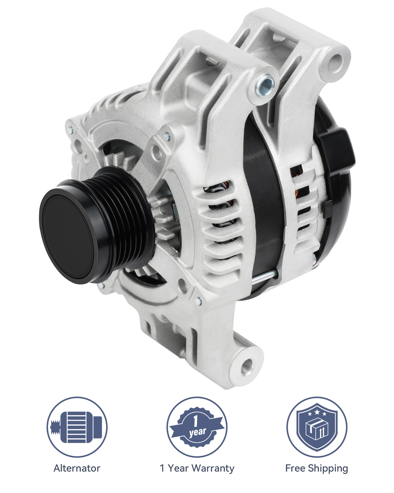 ya 27 7.2 New Silver Alternator AND0578 Fit for 2011-2018 for Jeep Grand Cherokee 36L V6