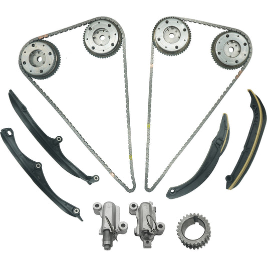 ya 10 5.28 Timing Chain Kit and VVT for 2017-2023 for Ford F150 Expedition for Lincoln for Navigator 3.5L