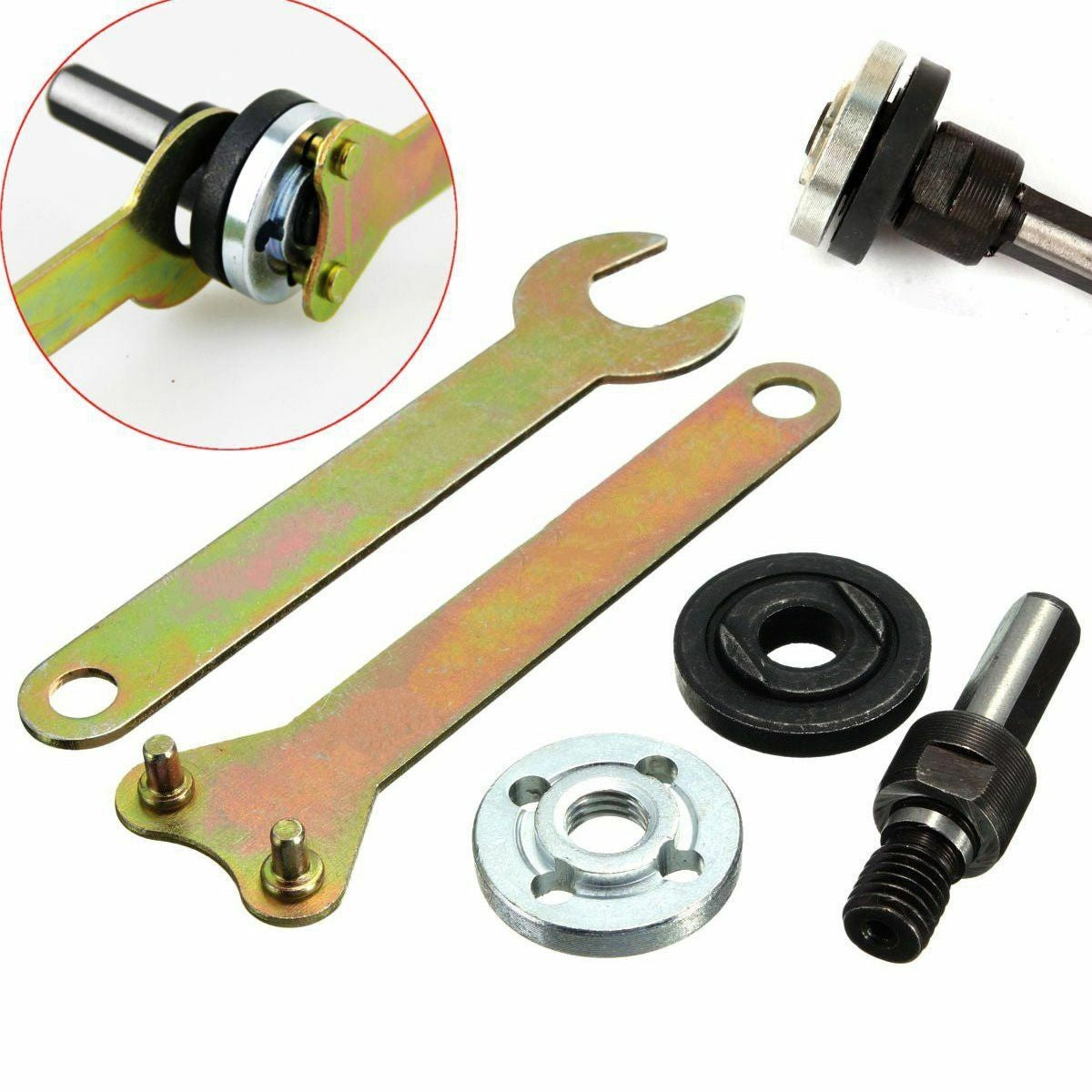 ya 16 Fits For Grinder Wheels Disc Shank Tool 10mm Arbor Mandrel Drill Adaptor Handles