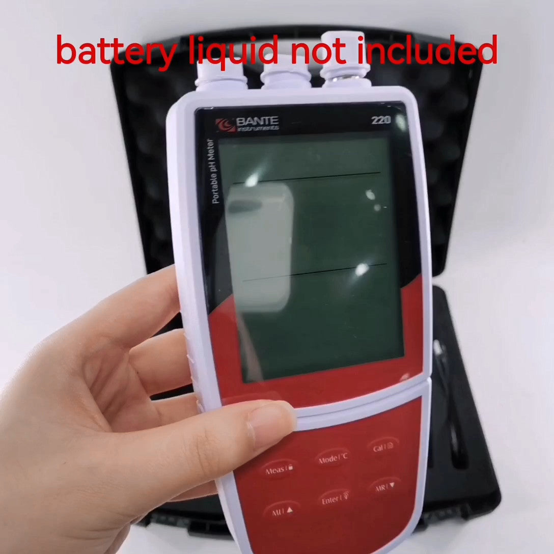 ya 26 Portable PH Meter Temperature Meter with -2.00 To 20.00pH Data Storage Function