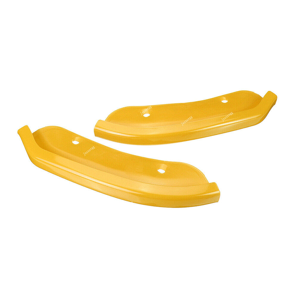 ya 4 6.17 2X Front Bumper Lip Splitter Guard Cover Fits 15-20 for Dodge for Challenger Scat Pack