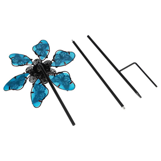 ya 14 90cm Garden Wind Spinner Colorful Butterfly Design for Charming Outdoor Decor