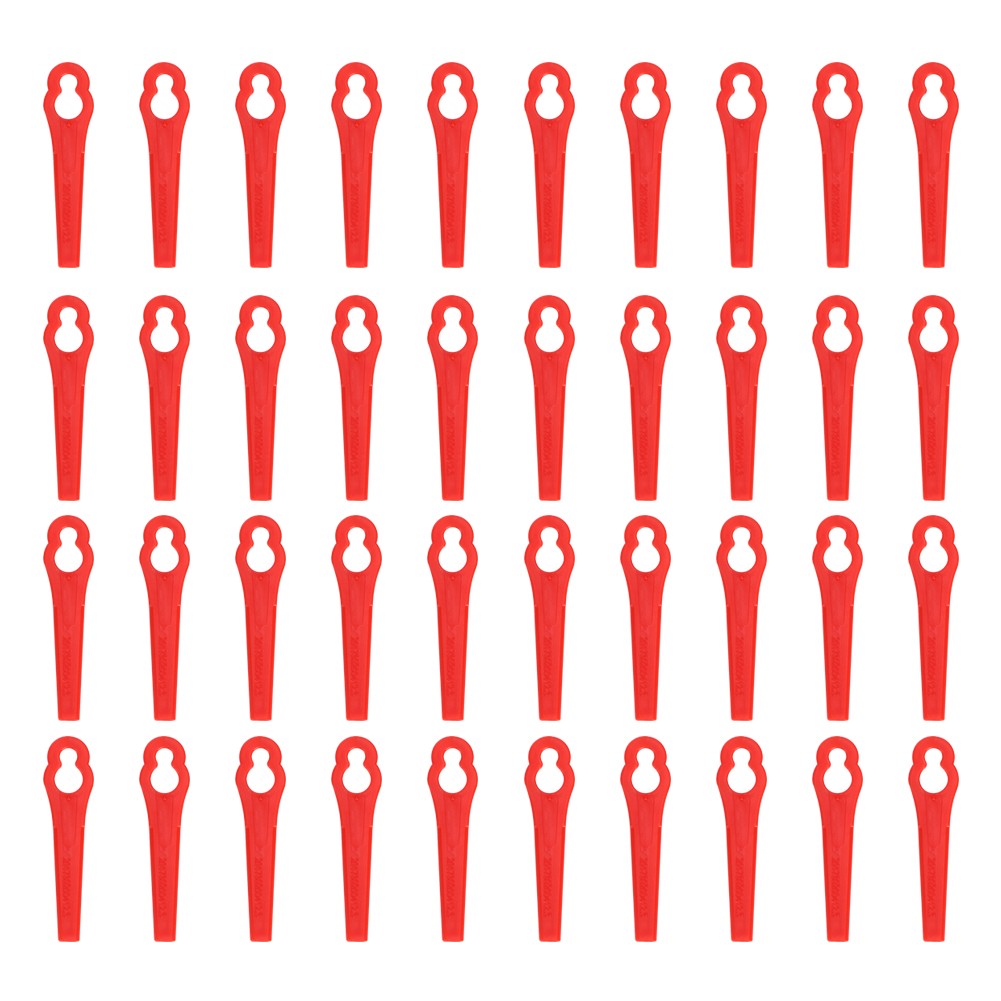 ya 17  40pcs Plastic Blade Set Replacement Blade For Cordless Grass Trimmer Strim