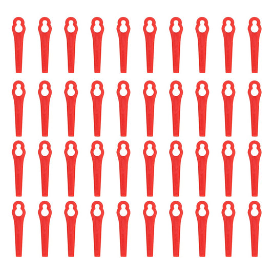 ya 17  40pcs Plastic Blade Set Replacement Blade For Cordless Grass Trimmer Strim
