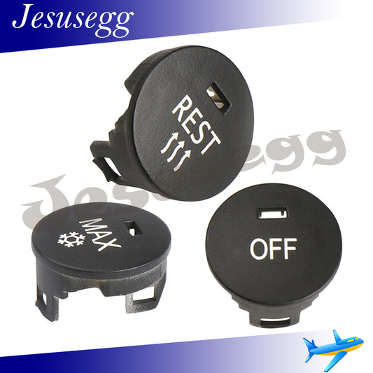 ya 13 1 Set for BMW E60 E61 E63 E64 5 6 Series M5 M6 Front A/C Speed Switch Button Cap