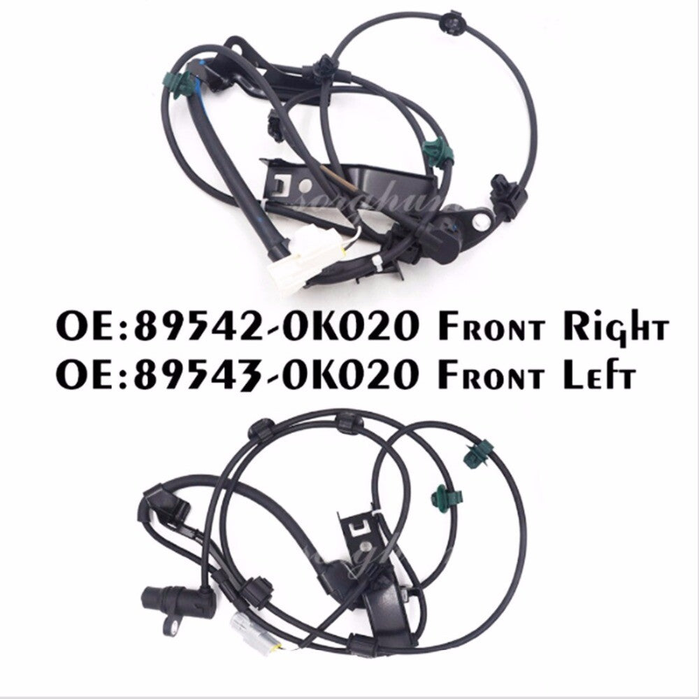ya 1 8.5.2 New set of 4 ABS sensors 89542-0K020 89543-0K020 89545-0K070 89546-0K070 suitable for 