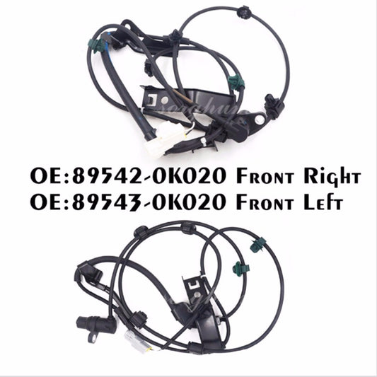 ya 1 8.5.2 New set of 4 ABS sensors 89542-0K020 89543-0K020 89545-0K070 89546-0K070 suitable for 