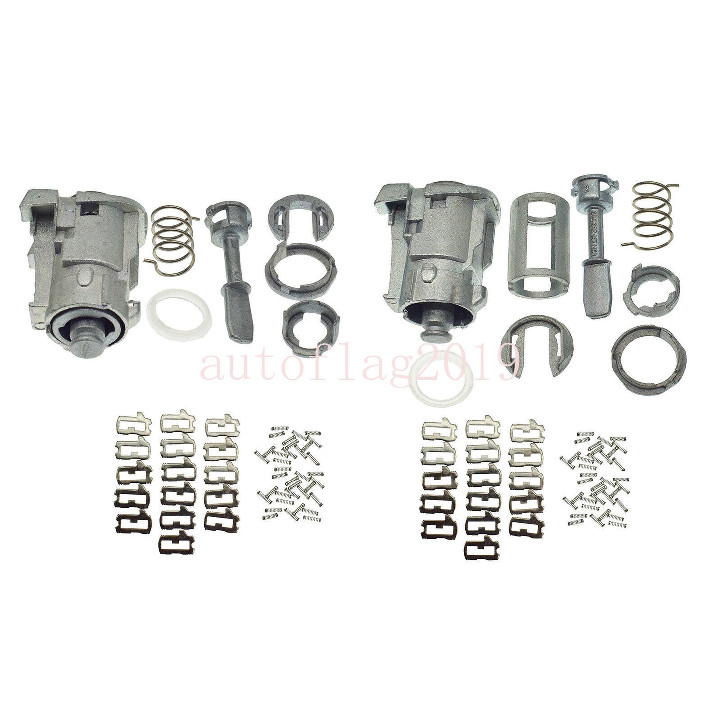 ya 5 8.7 for VW for Golf for JETTA 1997-2005 Left & Right Side Door Lock Cylinder Repair Set