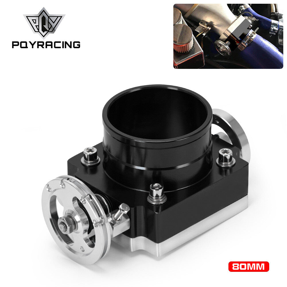 ya 27 7.20 80MM 3.0 Throttle Body Aluminum Intake Manifold Billet For GM LS1 LS2 LS6 LS7