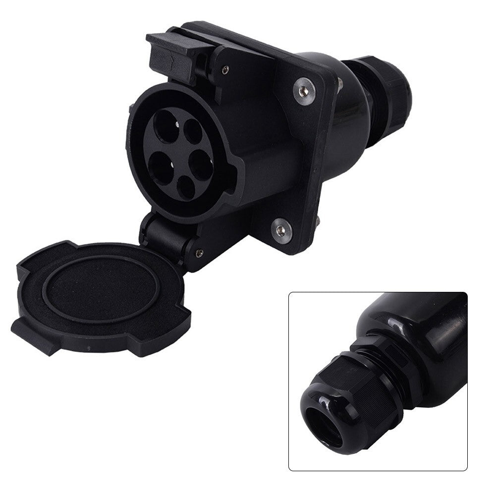 ya 2 7.15 Sturdy And J1772 Charging Inlet Socket 32 AMP For Electric Cars