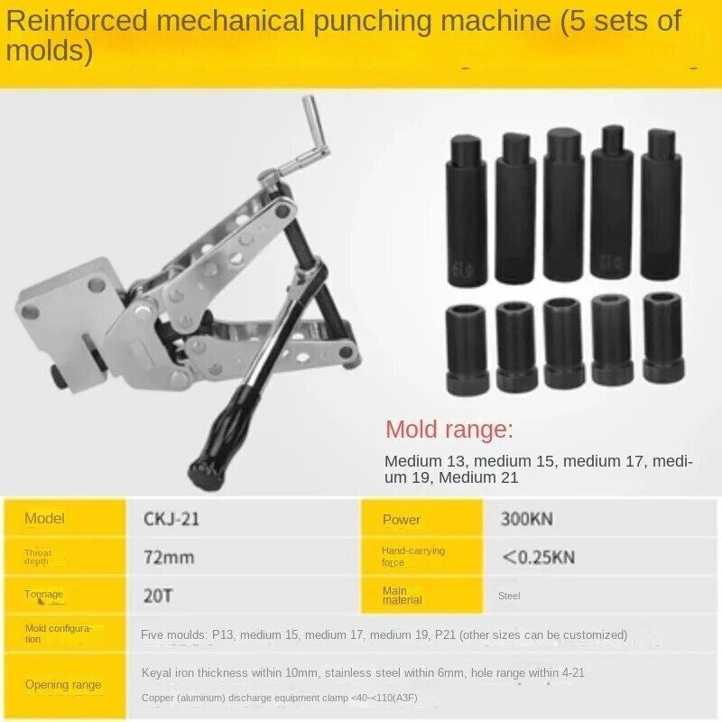 ya 26 CKJ-21 Hydraulic Pressure Mechanical Puncher Angle Steel Iron Punching Tool