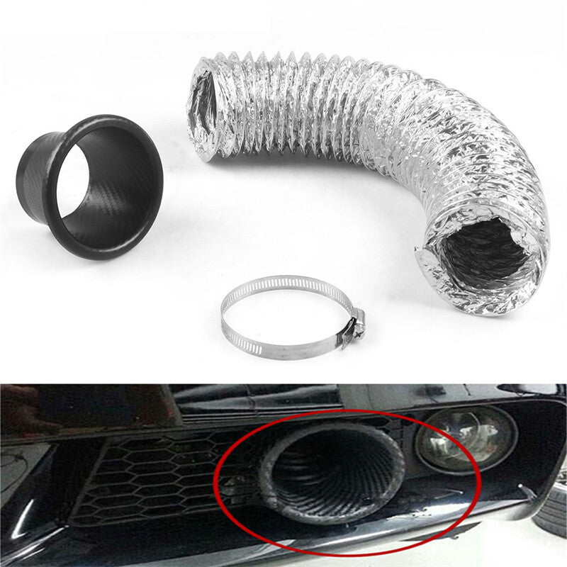 ya 1 8.5.1 Turbine intake pipe turbine intake funnel kit car modified front bumper 